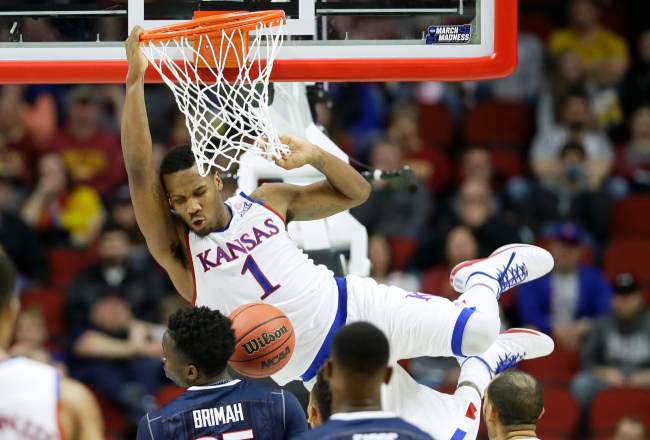 NCAA UConn Kansas Basketball_330415