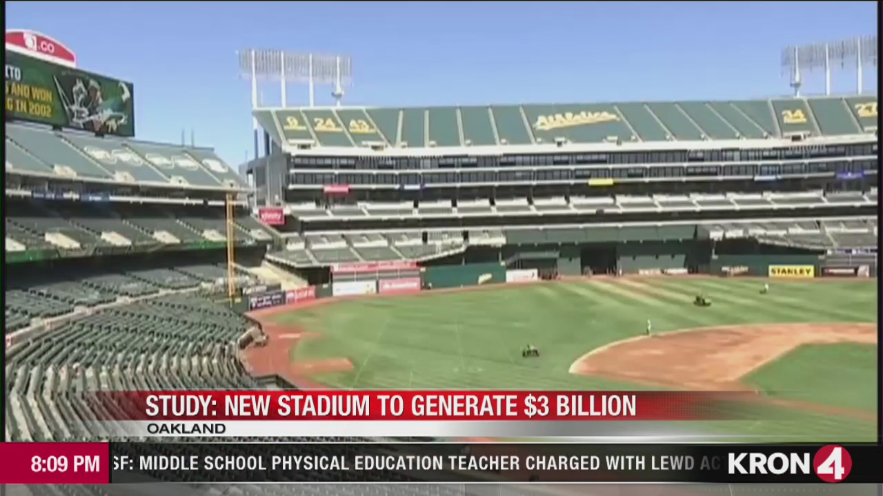 Report: New Oakland A's stadium could generate $3 billion over 10 years