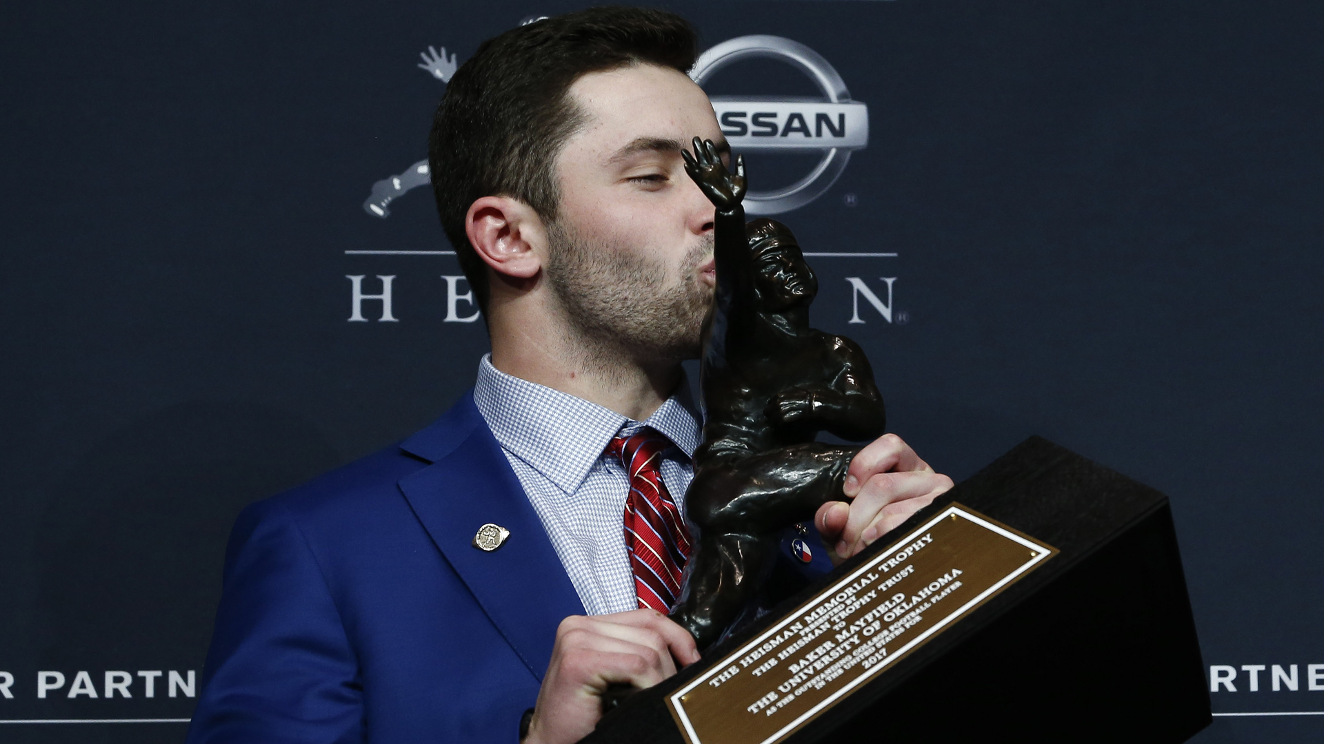 Baker Mayfield, Oklahoma Sooners quarterback, Heisman Trophy 201721354929-159532